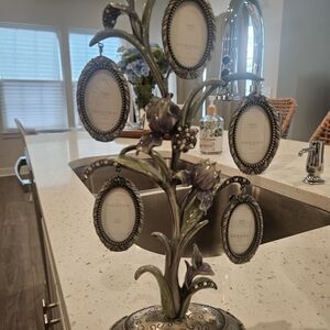 Sonoma Green and Purple Floral Photo Frame Tree